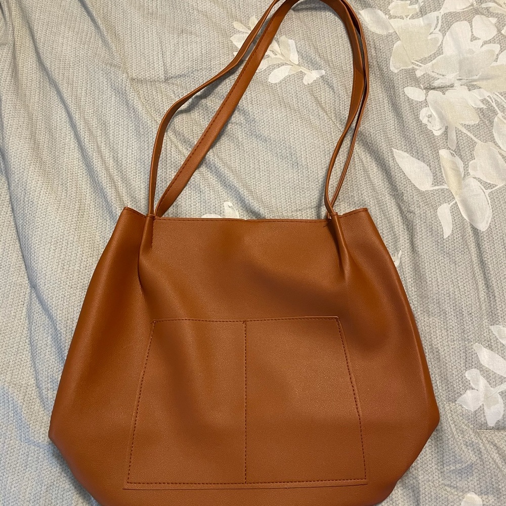 Rust shoulder purse